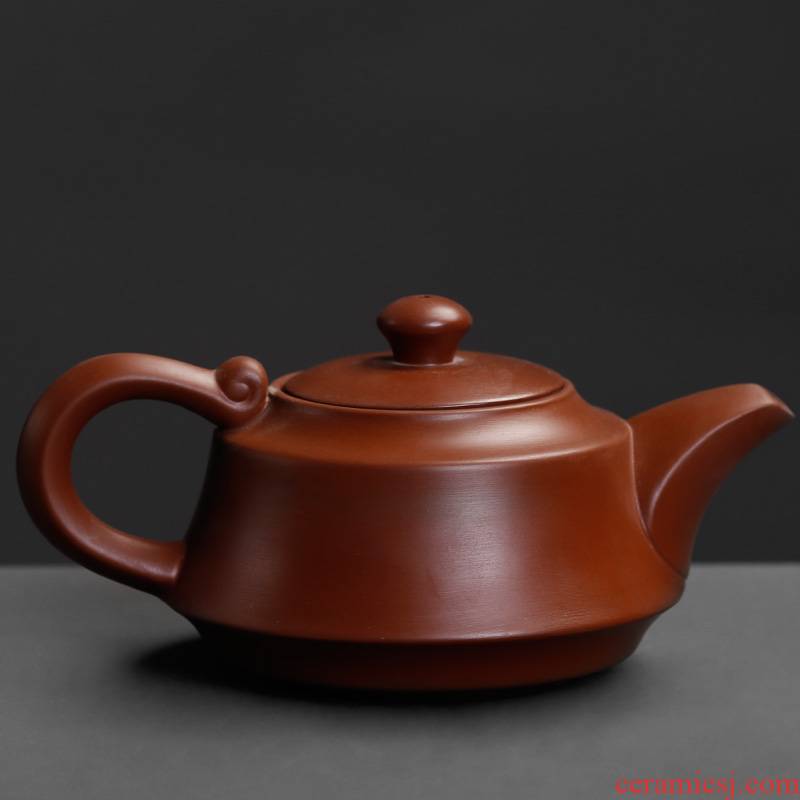 Antique han jun zhu mud pot of purple sand teapot yixing teapot single dahongpao small single pot of kung fu are it