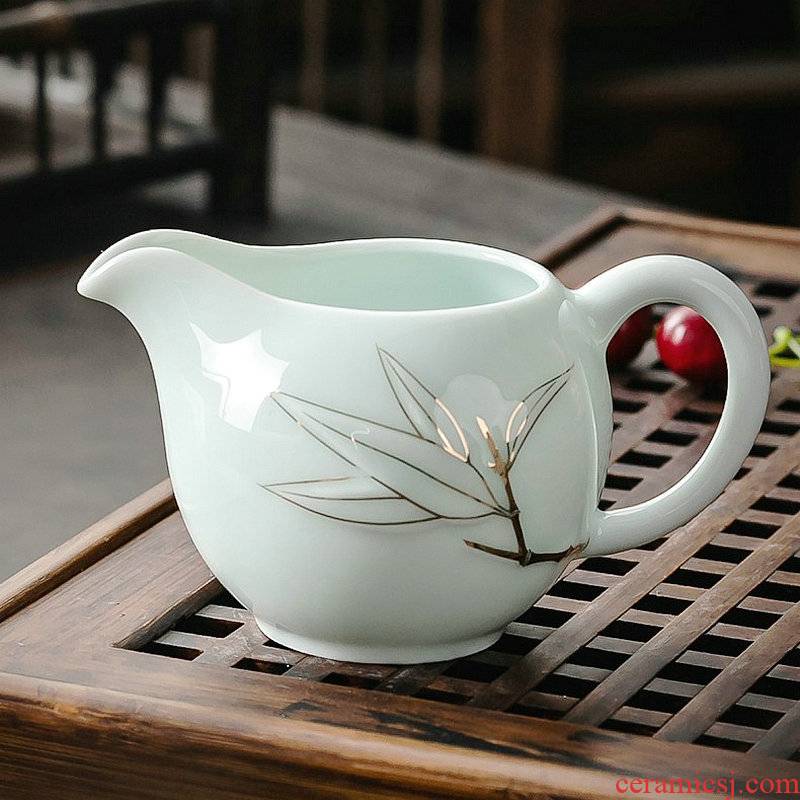 The Japanese celadon fair keller see colour ribbon ceramic tea cups and a cup of tea sea restoring ancient ways points tea, upset