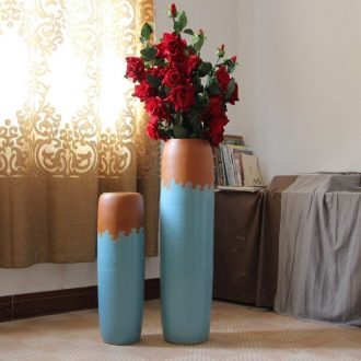 European art ceramics of large vases, jingdezhen contemporary and contracted sitting room soft furnishing articles Ceramic flower