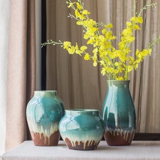 Ceramic crock POTS modern retro jingdezhen ceramics of large vase Indoor and outdoor home decoration furnishing articles