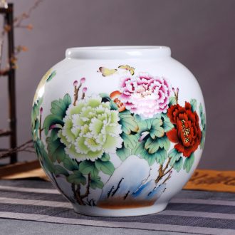 Creative ceramic dry vase sitting room place to live in American continental table vase TV ark wine accessories