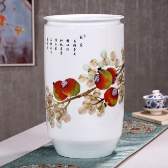 Jingdezhen ceramic caddy to heavy manual tea urn pu 'er 8 jin receives moistureproof tea tea set large barrel