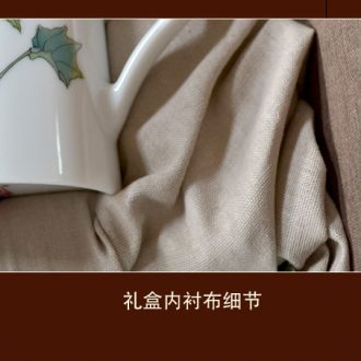 Jingdezhen porcelain youligong shochiku mei tureen large ceramic cups kung fu tea set three bowl