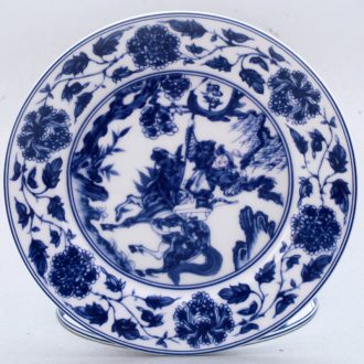 56 skull porcelain of jingdezhen ceramic dishes suit nine domain Chinese blue and white porcelain tableware dish dish sets