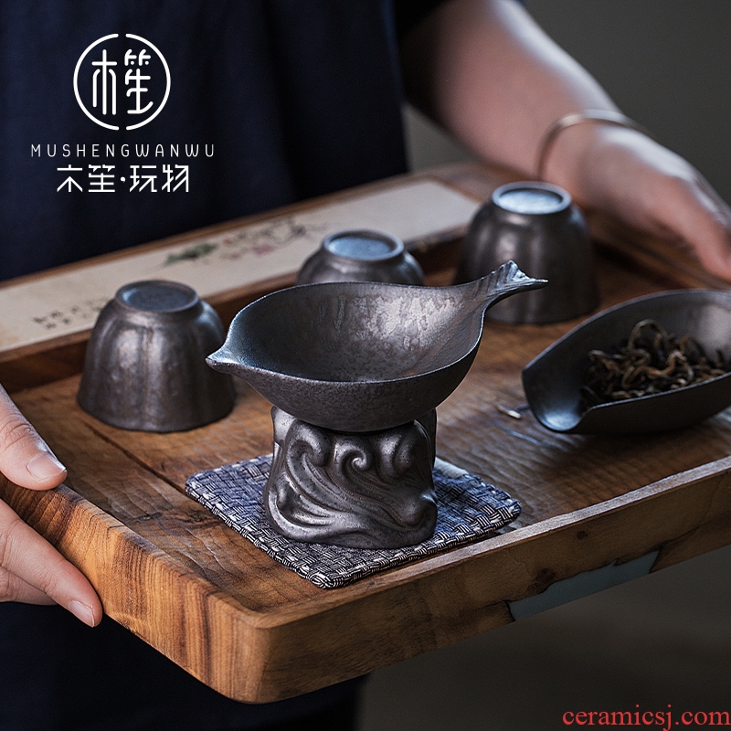 Creative ceramic) Joe suit Japanese household kung fu tea accessories tea every move the make tea filters filter
