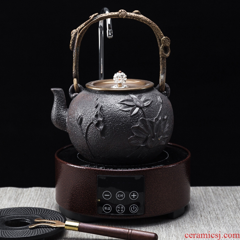 NiuRen electric iron pot TaoLu automatic water household suit imitation Japan cast iron pot of boiled tea tea pig iron pot