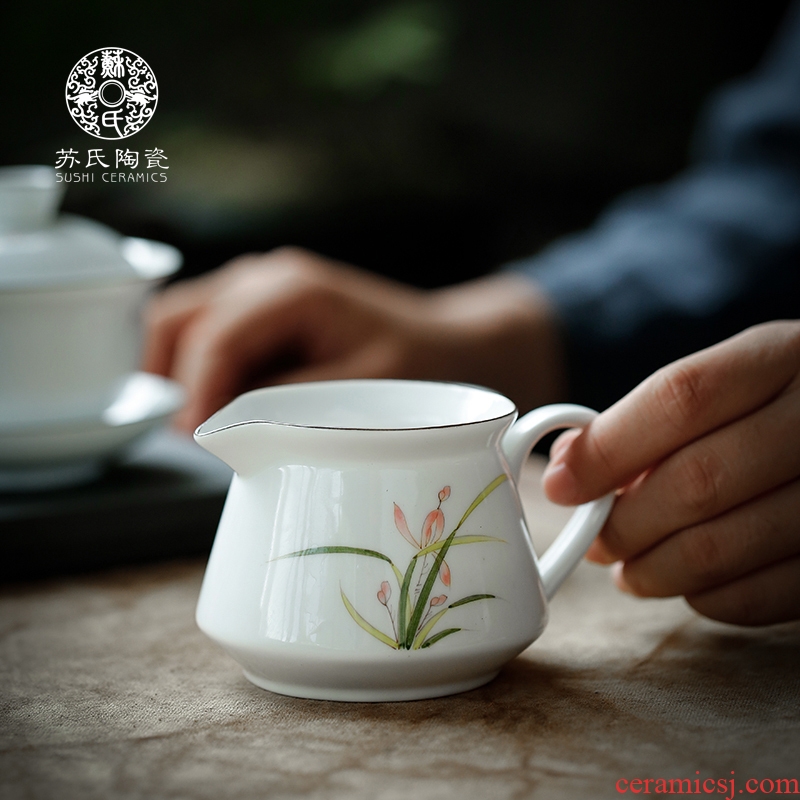 Su fair hand - made ceramic tea cup small points is Japanese household sea tea accessories and a cup of tea