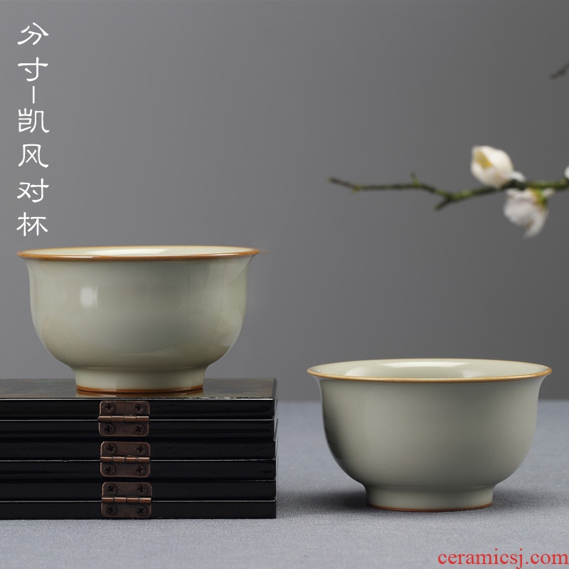 Jingdezhen ceramic cups manually measured your up sample tea cup slicing can raise the master cup from the single CPU