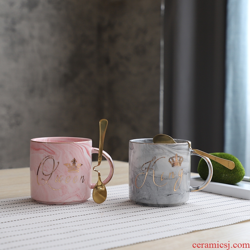 South sheng move Nordic contracted grace ins wind ceramic coffee cup home office keller cup suit couples