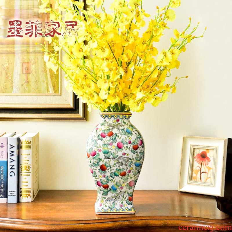 New Chinese style classical hand - made ceramic creative furnishing articles sitting room porch ark, TV ark, household soft adornment ornament