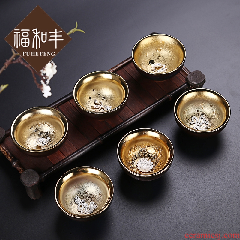 F belong variable oil droplets jinzhan temmoku built light ceramic cups of tea light kung fu tea cup sample tea cup master list