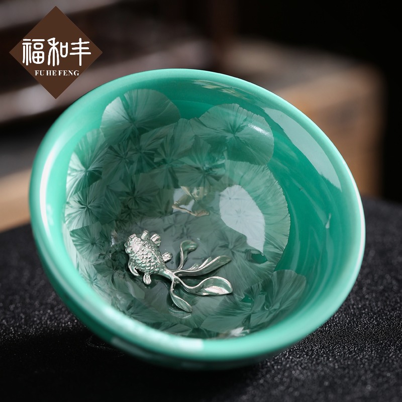 F belong with creative tea cups kung fu tea tea service master cup home building ceramic sample tea cup single CPU