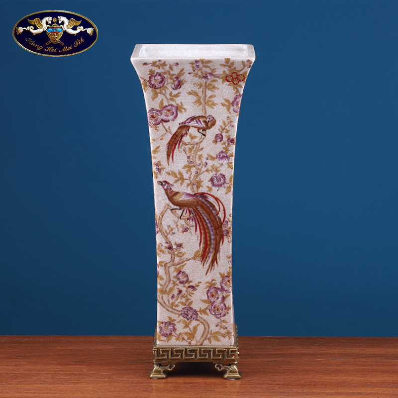 European American creative vases, ceramic flower arranging dried flowers sitting room adornment household example room porch restoring ancient ways furnishing articles