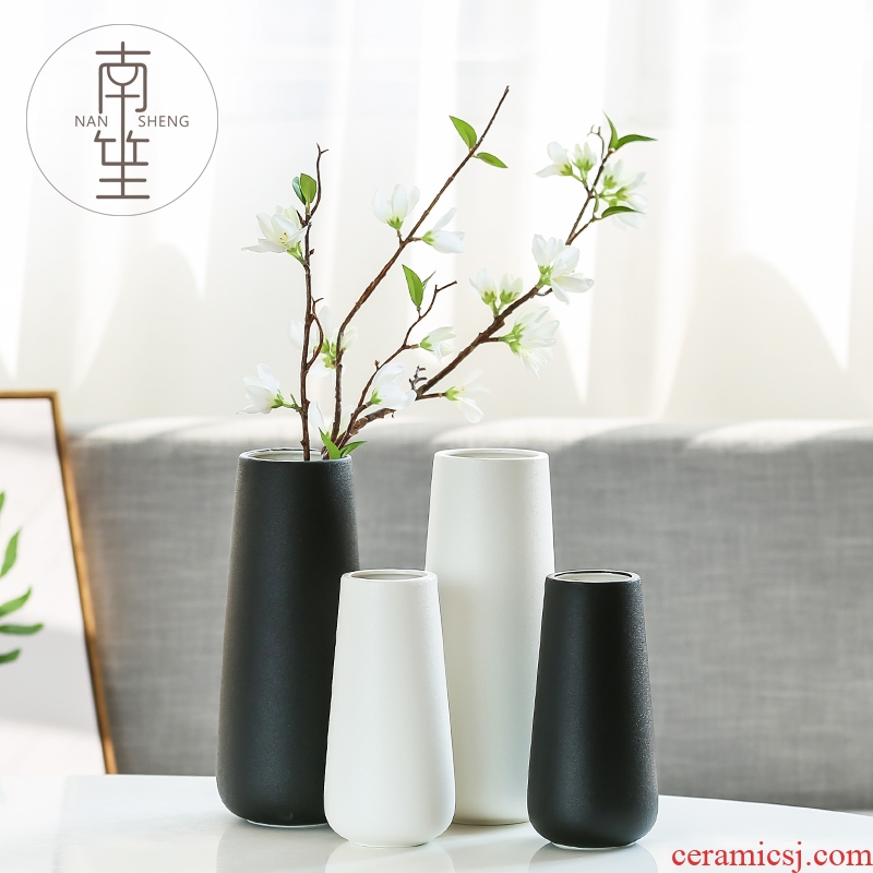 Nan sheng household act the role ofing is tasted simulation flower, dried flower ceramic vase Nordic mesa of I and contracted sitting room place decoration