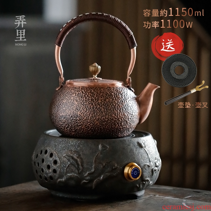 The Get | boiled tea ware plates kettle in restoring ancient ways large plates by hand kung fu tea kettle TaoLu household electricity