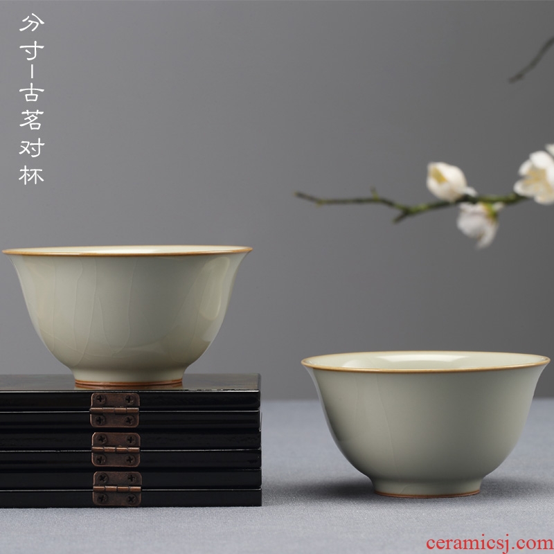 Jingdezhen measured your up with Chinese style household checking ceramic cups kung fu tea set personal master CPU open for