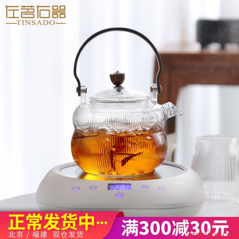 ZuoMing kettle glass teapot kunfu tea can heat the right, the electric TaoLu special girder pot of boiled tea teapot