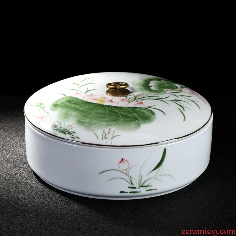 Pu 'er tea pot of tea cake boxes box of ceramic tea pot store receives puer tea POTS of tea boxes