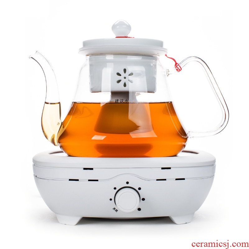 NiuRen glass boiled tea set ceramic filter tank electric TaoLu boiling tea stove steam teapot tea