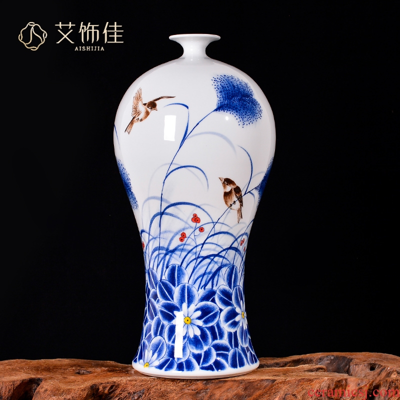 Cixin qiu - yun, hand - made flower arranging decorative vase Chinese jingdezhen ceramics sitting room porch TV ark, handicraft furnishing articles