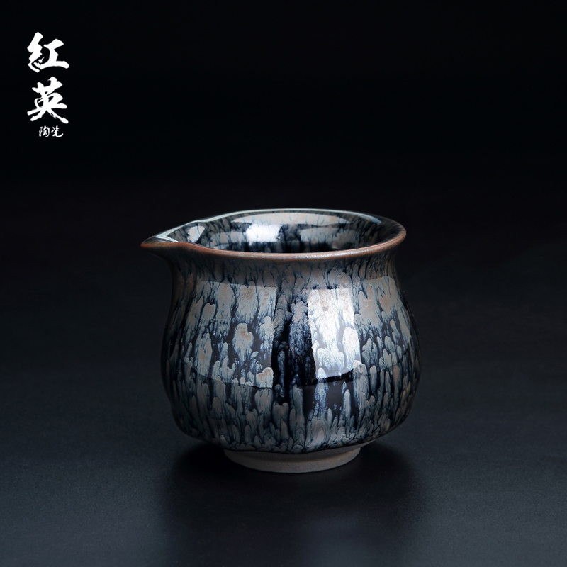 Red the jingdezhen ceramic temmoku light manual tea sea fair keller kung fu tea set household device and a cup of tea