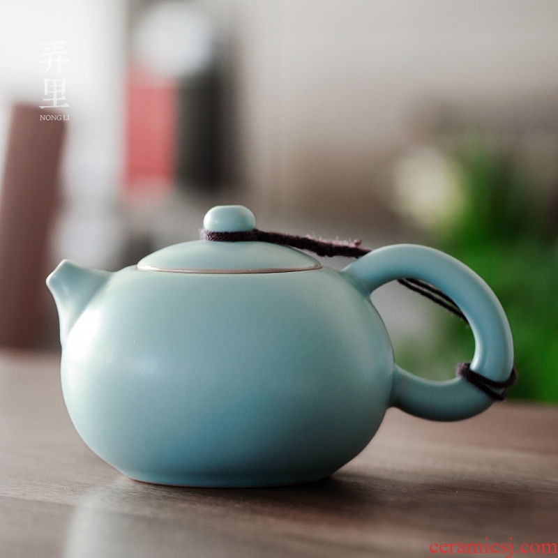 Your up ceramic teapot single pot suit small household porcelain teapot kung fu tea canister teapot xi shi pot of tea