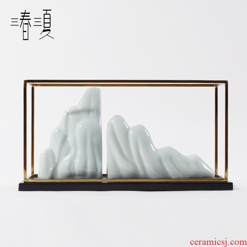 New Chinese style creative ceramic mountain furnishing articles the soft outfit zen floor sample room sitting room porch household act the role ofing is tasted