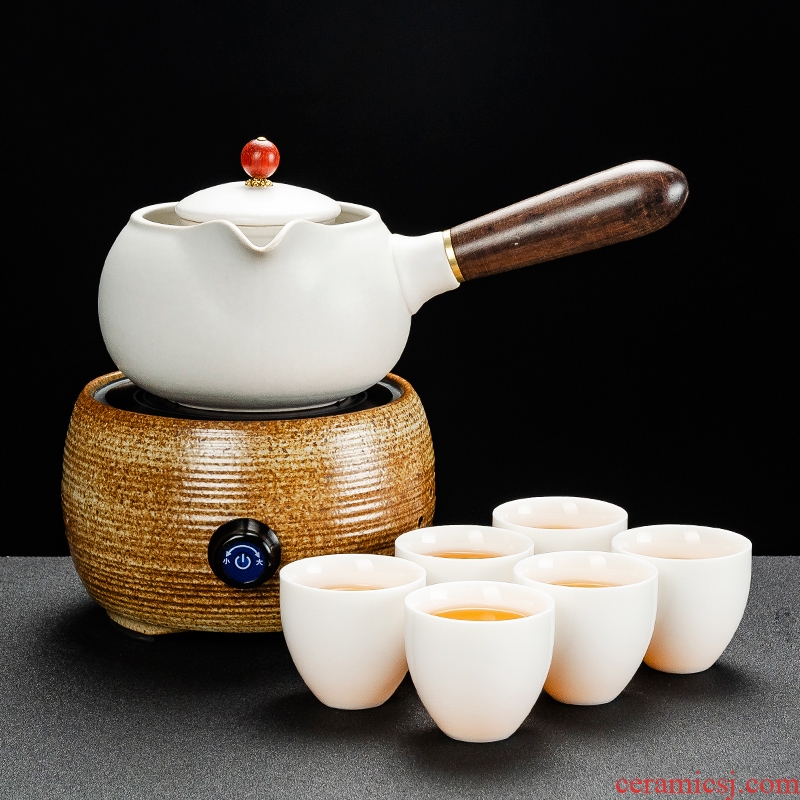 NiuRen TaoLu boiled tea machine ceramic pot teapot side pu 'er burn electric teapot boiled tea stove small white tea