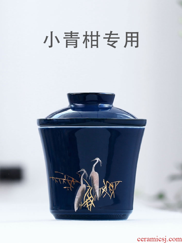 Egrets who spinosa puer tea special tea cup cup office household ceramics with filtering cup tea separation
