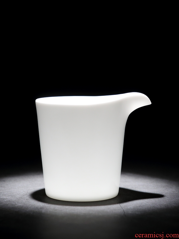 Red the jingdezhen ceramic fair kung fu tea set jade white porcelain keller contracted tea sea device and a cup of tea