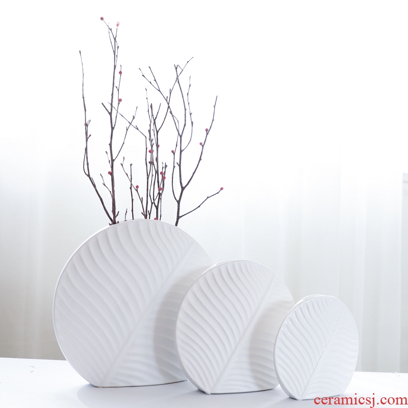 Nan sheng Nordic mesa of I and contracted ceramic vase household act the role ofing is tasted furnishing articles ornaments simulation flower, dried flower flower