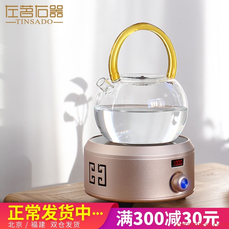 ZuoMing right device small intelligent steam electric TaoLu.mute tea stove glass teapot burn boiled tea tea set tea service