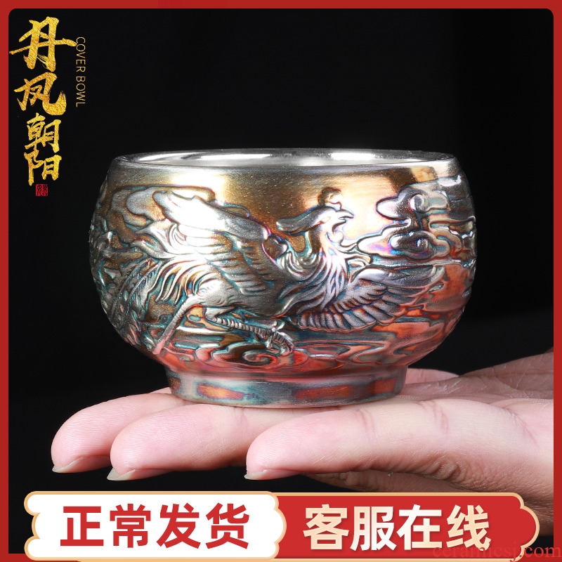 Fanny wong, master silver cup silver tea set 999 silver cup household ceramics kung fu master cup single cup size