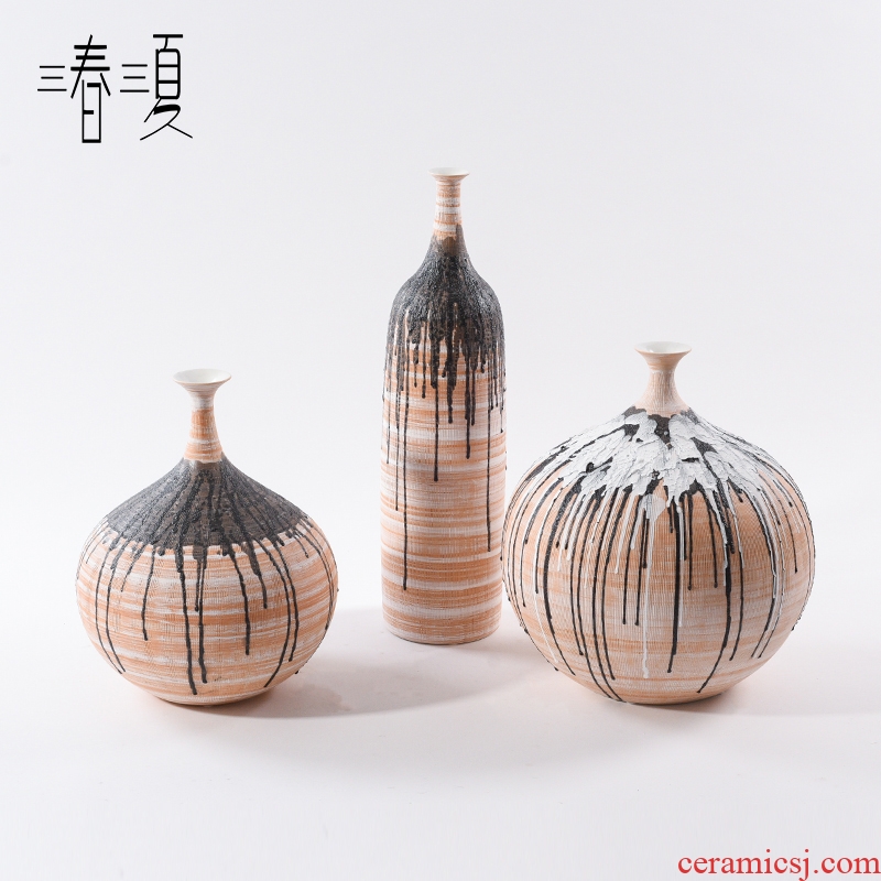 Postmodern new Chinese style ceramic Angle of what belly sitting room porch place sales department manual coloured drawing or pattern of creative vase