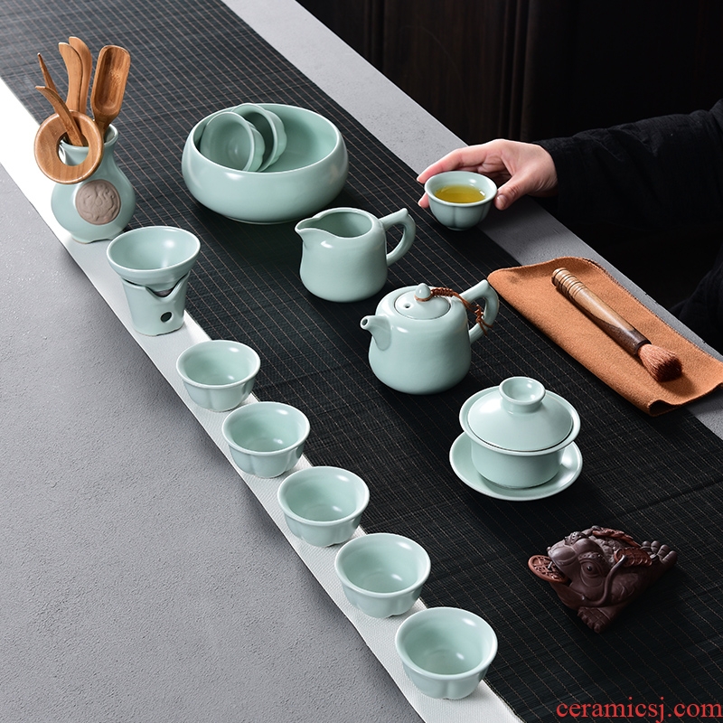 Laugh, household utensils suit your up on kung fu tea set a complete set of ceramic teapot teacup tea set combination