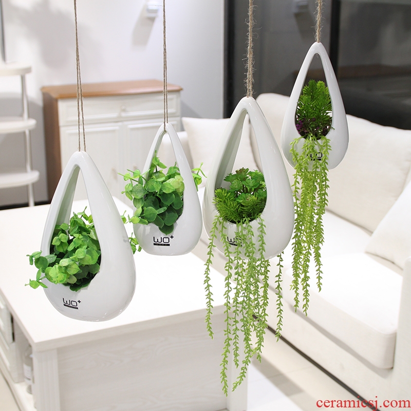The Send + ceramic infusion bag or bottle furnishing articles simulation flowers, artificial flowers, flower arrangement with berries, I and contracted and pure and fresh household adornment flowers