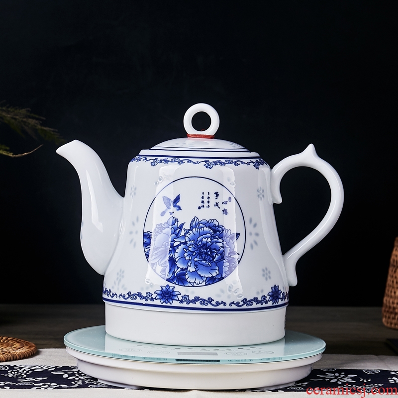 Jingdezhen ceramic electric kettle household kettle manual temperature control power automatic insulation boiled water