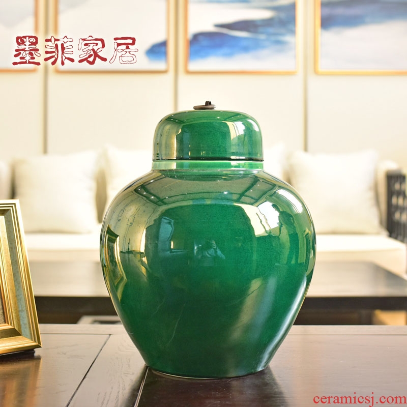 New Chinese style creative furnishing articles of jingdezhen ceramic storage tank sitting room porch ark, soft adornment handicraft decoration