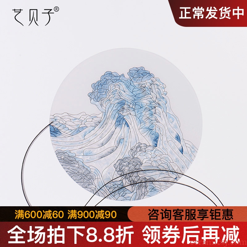 Art BeiZi boreal Europe style carving craft soft adornment inside the glass plate furnishing articles featured soft outfit example room decoration