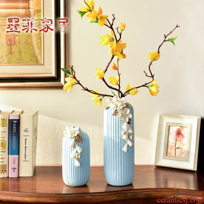 I and contracted sitting room porcelain jingdezhen ceramic hydroponic vase table creative furnishing articles home decoration flower arrangement