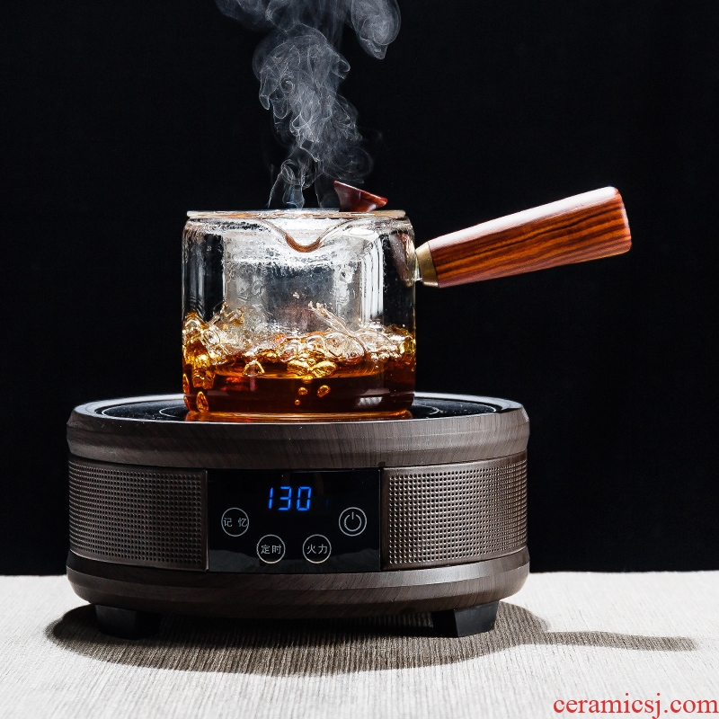 NiuRen household manual mini heat - resistant glass teapot side the boiling pot teapot electric TaoLu tea set