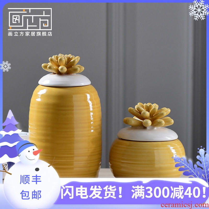 Cubic American contracted small pure and fresh POTS table vase creative home sitting room adornment furnishing articles during the Spring Festival