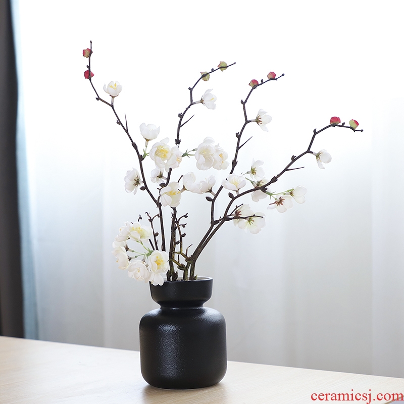 Nan sheng household act the role ofing is tasted simulation flowers, dried flowers, artificial flowers, ceramic vases, I and contracted ins wind mesa place adorn article