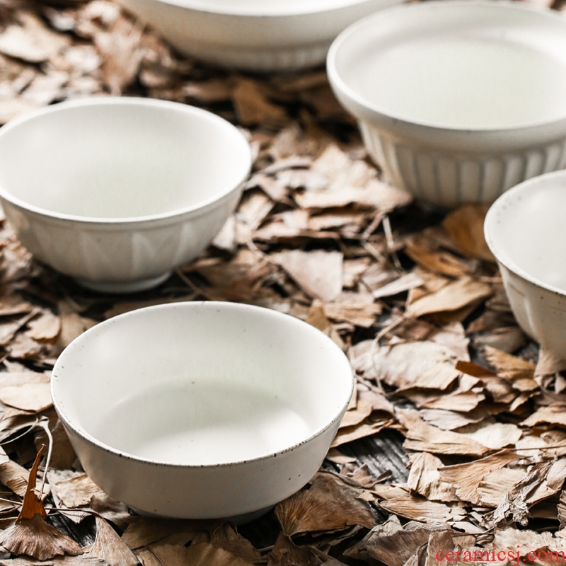 Household ceramic bowl creative move kitchen utensils web celebrity mercifully rainbow such to use Japanese craft large round bowl