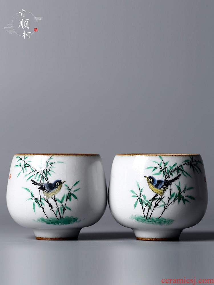 Hand your up with jingdezhen ceramic cups sample tea cup masters cup a cup of pure checking bird now rising to a cup of tea