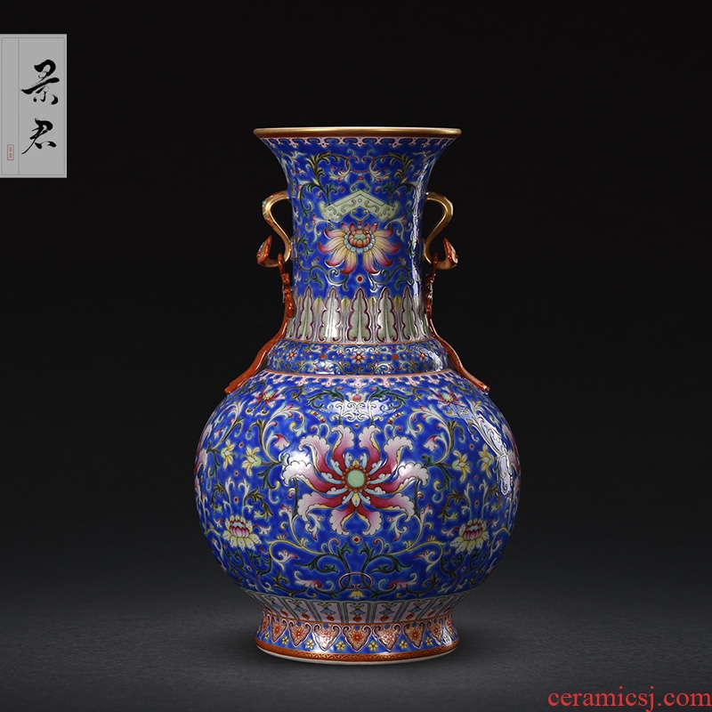 JingJun jingdezhen ceramics hand - made antique vases, flower arrangement sitting room porch place study ornaments