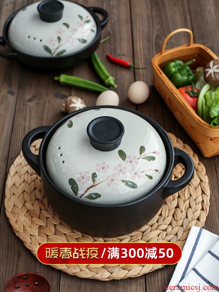 Sichuan island house casserole stew pot soup household gas earth the trumpet soup rice soup pot gas buner special ceramic pot