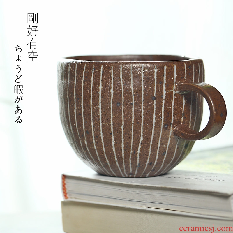 Jingdezhen ceramic mugs home office tea ultimately responds cup milk cup simple breakfast cup of coffee cup