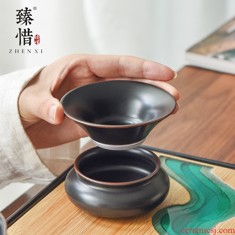 "Precious little ancient) ceramic filter tea filter kung fu tea tea strainer tea tea strainer