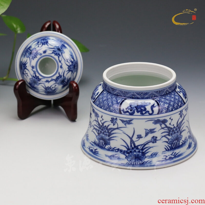 Beijing DE and auspicious POTS jingdezhen ceramics by hand to wake POTS are scattered receives scattered caddy fixings tea pot gift box